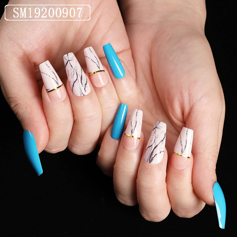 Marble Nail Art Set – Box of 24