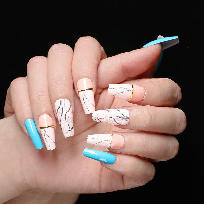 Marble Nail Art Set – Box of 24